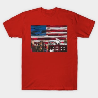 A Nation Divided Collage T-Shirt